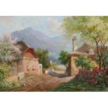 Karl Flieher, Wien 1881 - 1958 Zell am See, Frühling in Schwallenbach an der Donau