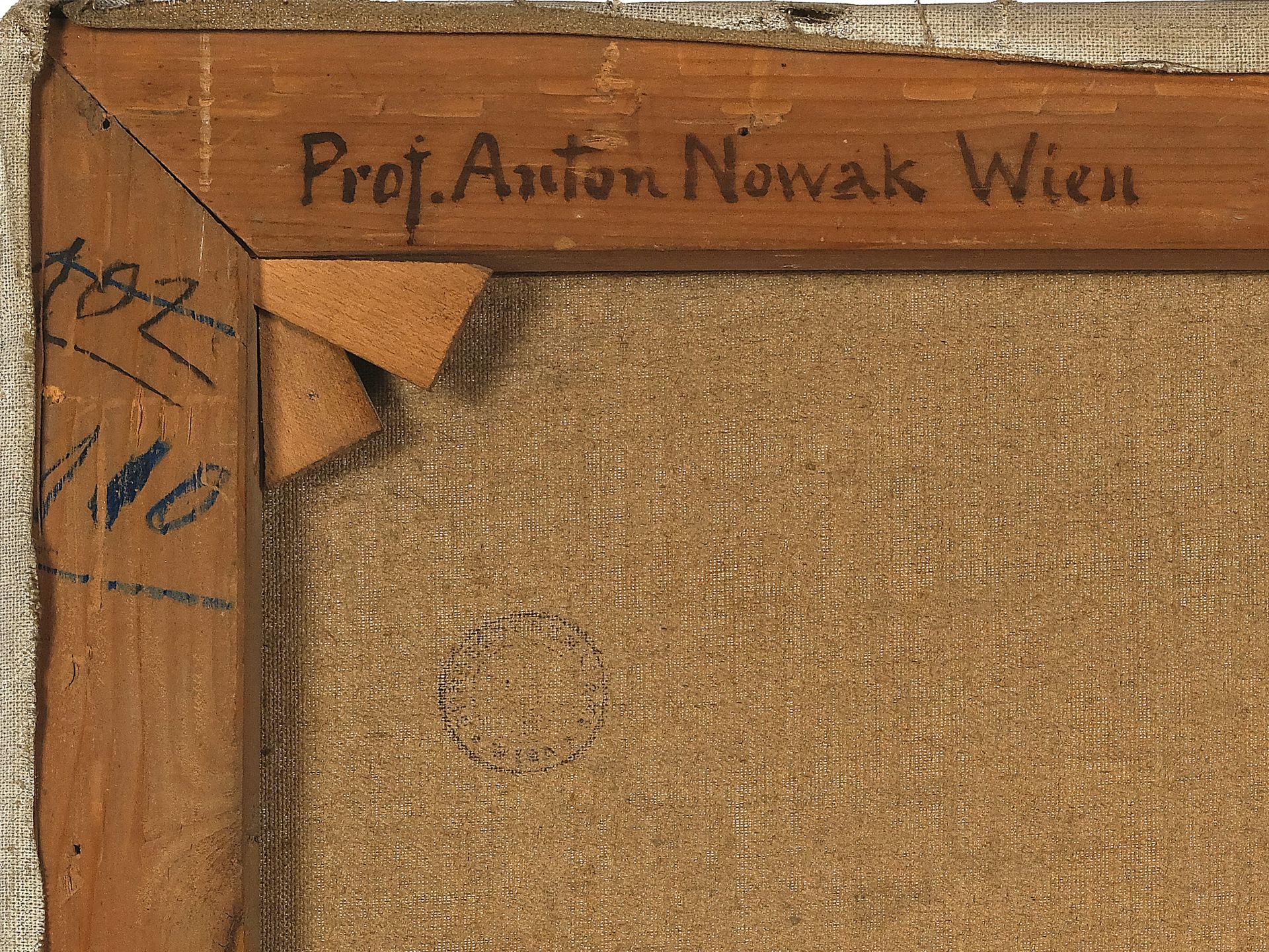 Anton Nowak, Marburg an der Drau 1865 - 1932 Wien, In Grado 1902 beim Schiffszimmermann - Bild 5 aus 5