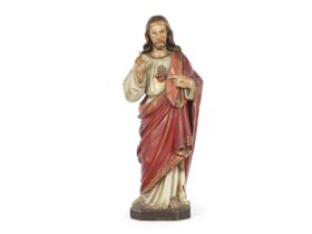 Nazarene artist, Sacred Heart of Jesus, mid-19th century