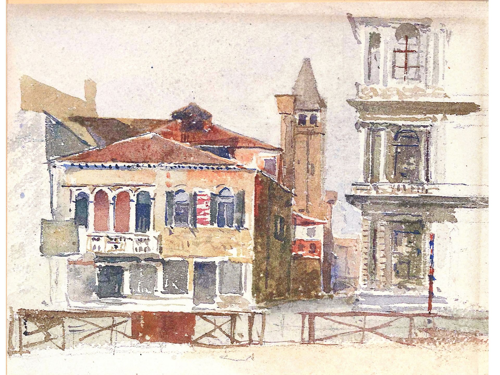 Marie Egner, Bad Radkersburg 1850 - 1940 Wien, Ansicht von Venedig 