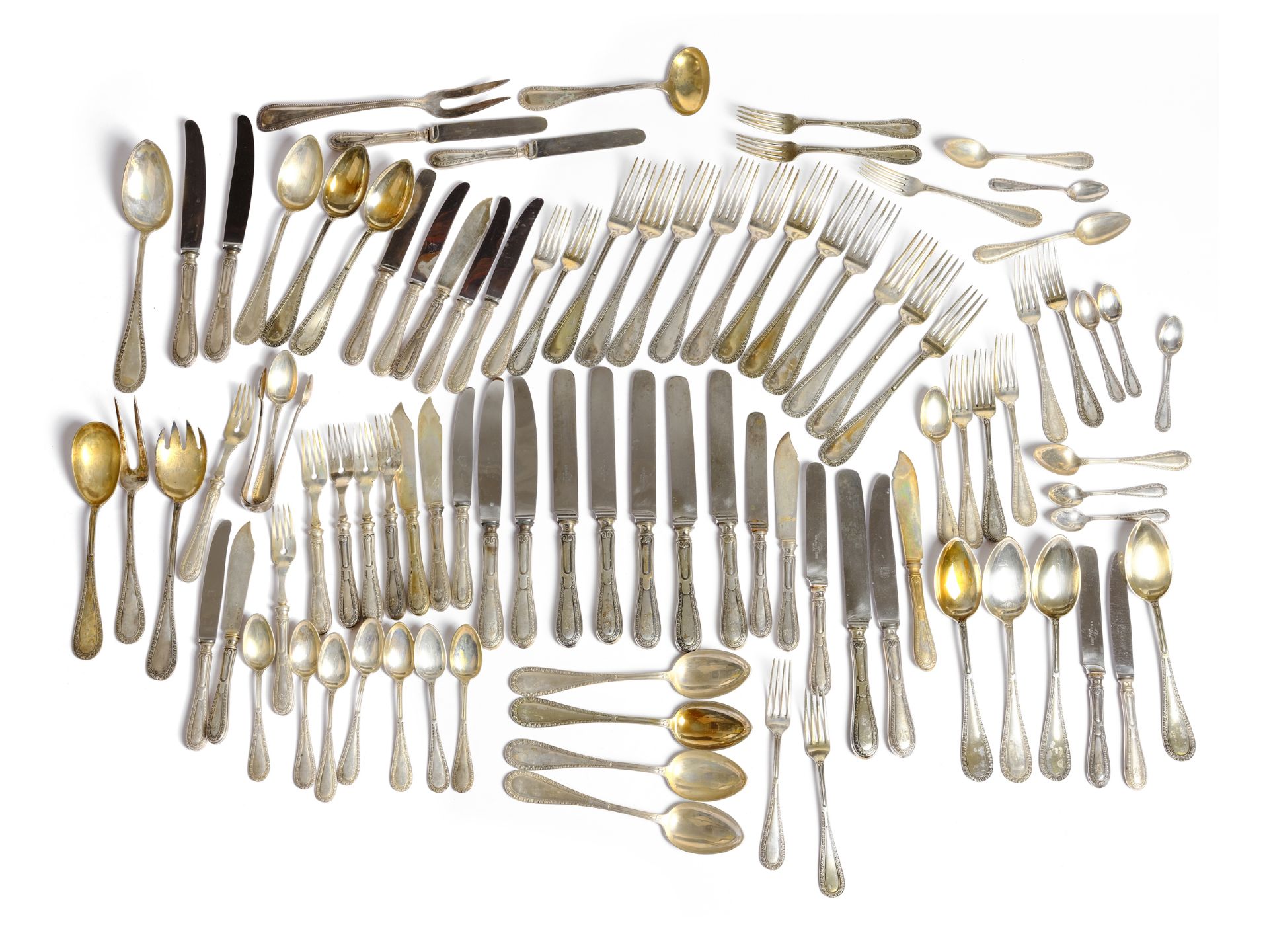 Large cutlery set, 93 pieces