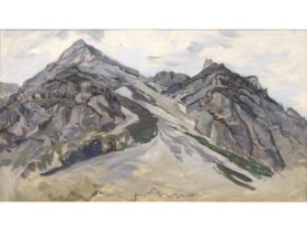 Leopold Hauer, Vienna 1896 - 1984 Lengenfeld, Mountain range