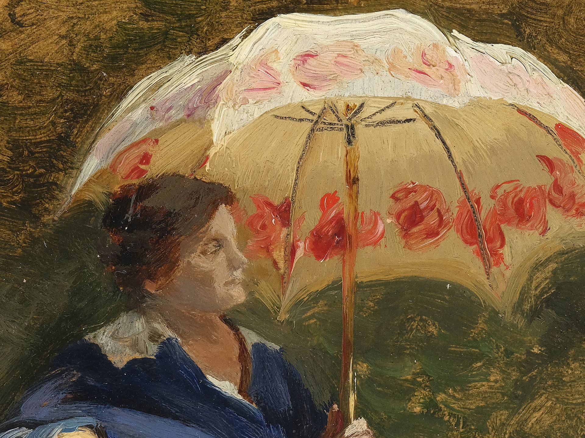 Ludwig Koch, Vienna 1866 - 1934 Vienna, Ladies with parasol - Image 2 of 4