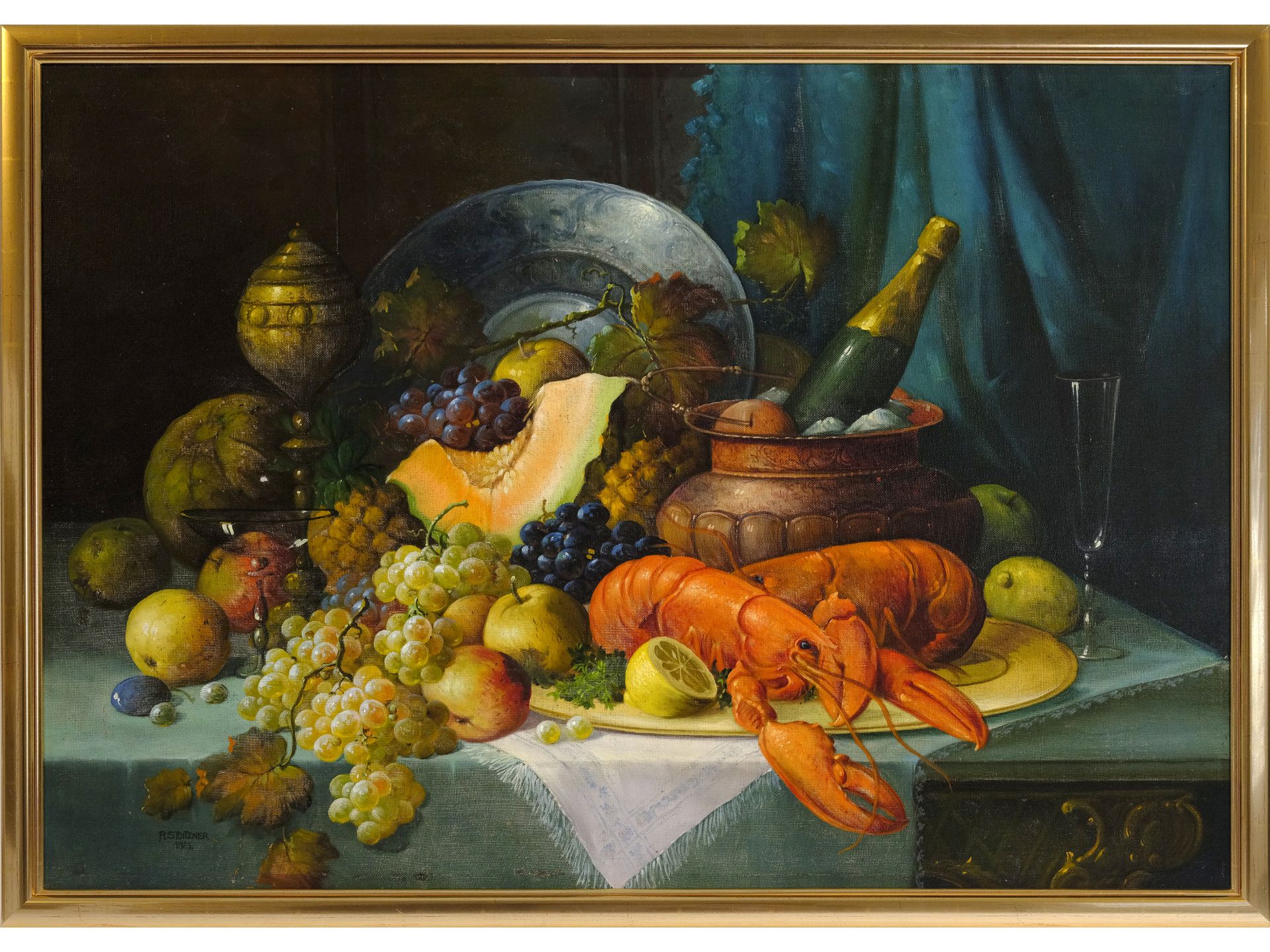 Rudolf Stoitzner, Vienna 1873 - 1933 Vienna, Large Still Life - Image 2 of 5