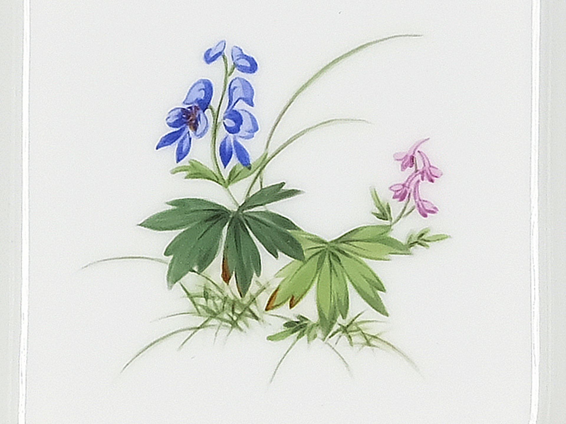 7 kleine Schalen mit Blumenmotiven, Meissen - Bild 4 aus 8