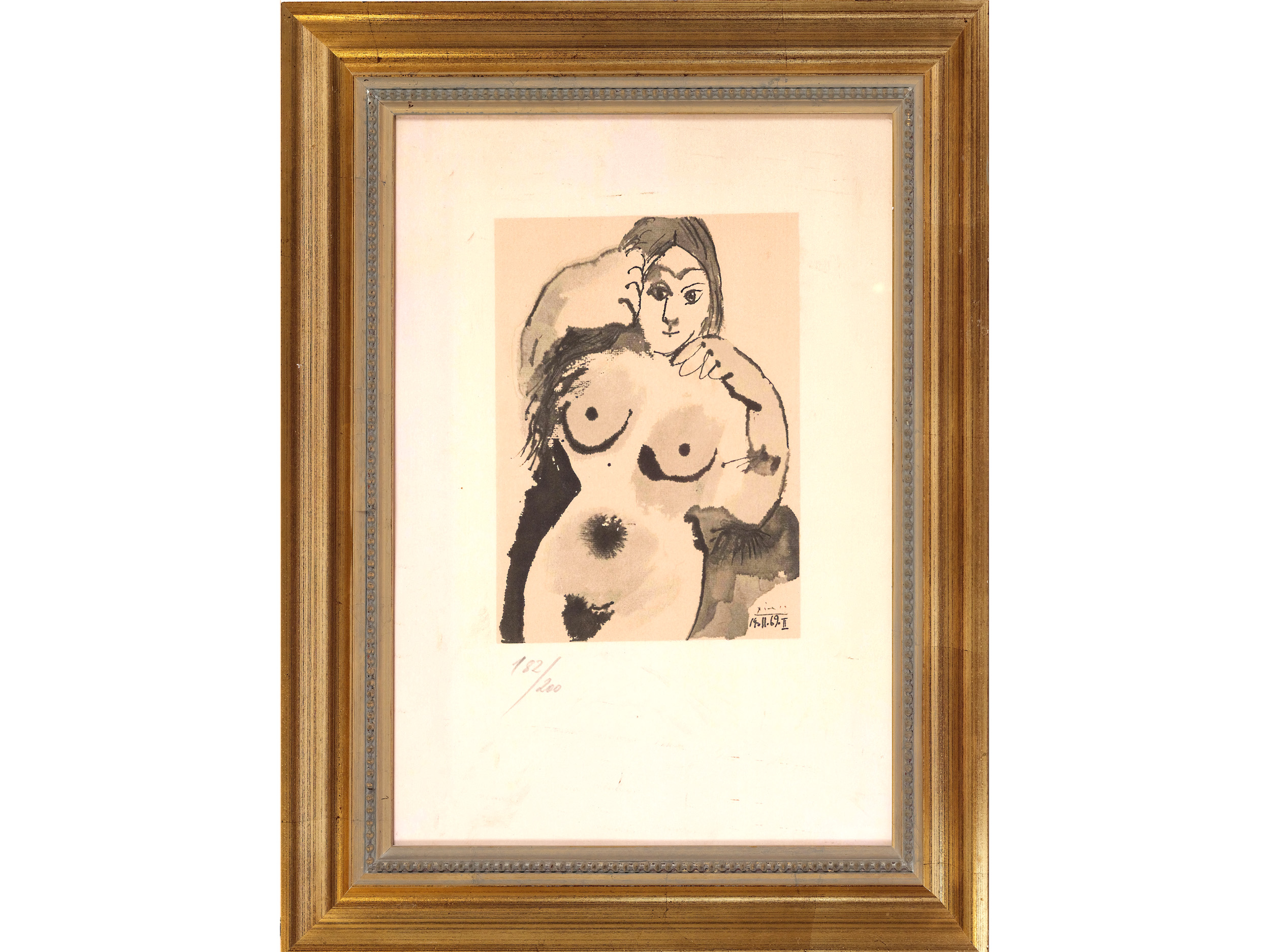 Pablo Picasso, Málaga 1881 - 1973 Mougins, follower, Nude, Offset - Image 2 of 5