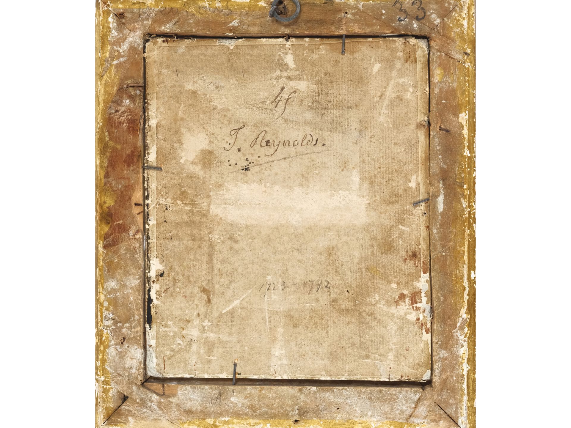 Joshua Reynolds, Plympton 1723 - 1792 London, zugeschrieben, Studienkopf - Bild 3 aus 3