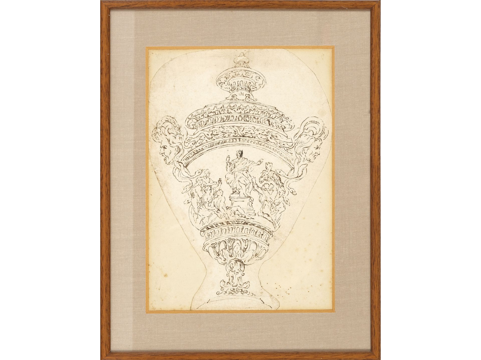 Giovanni Battista Foggini, Florence 1652 - 1725 Florence, attributed, Study for a vase - Image 2 of 4
