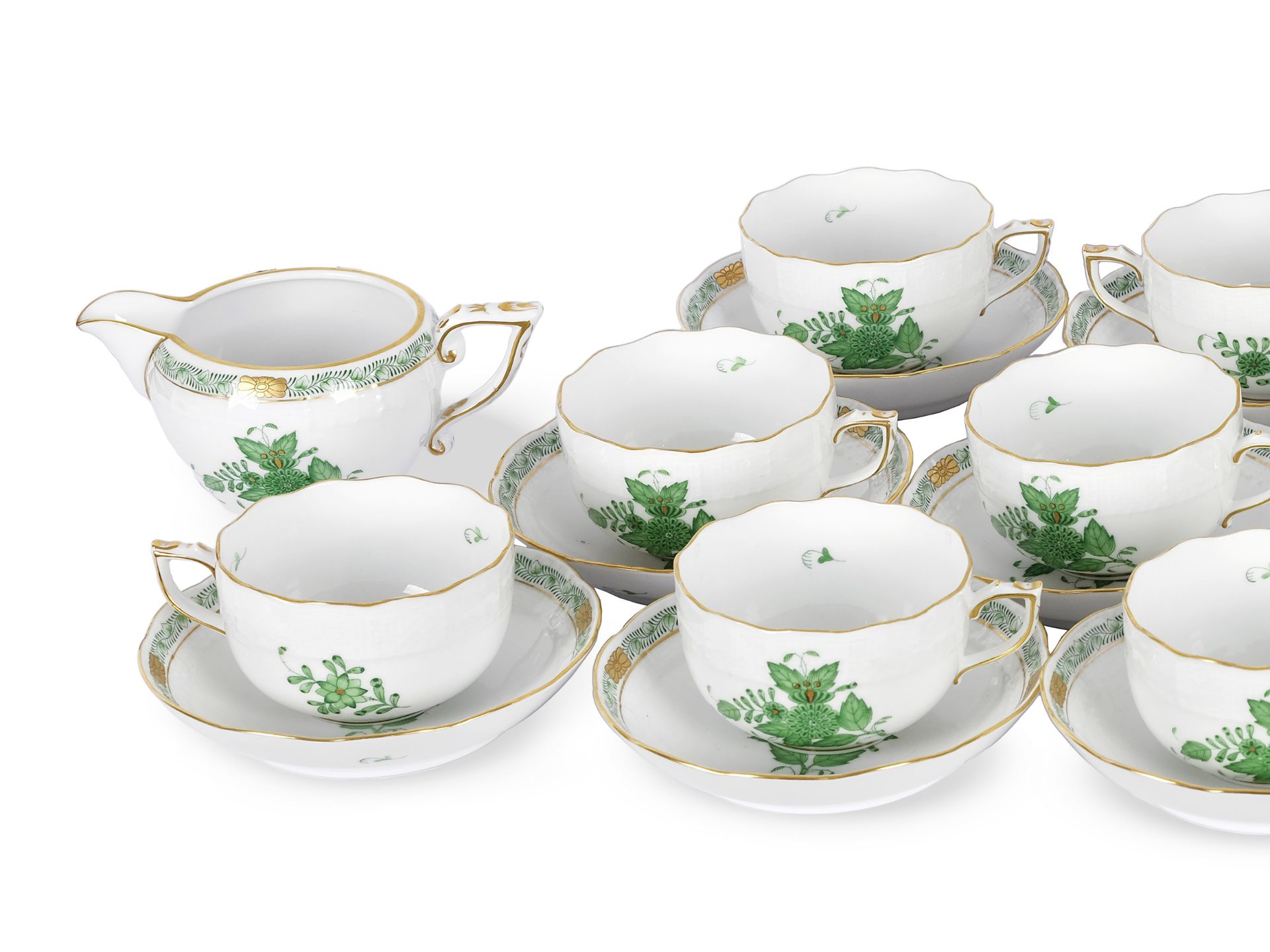 Coffee set, 39 pieces, Herend, Apponyi Vert - Image 2 of 7