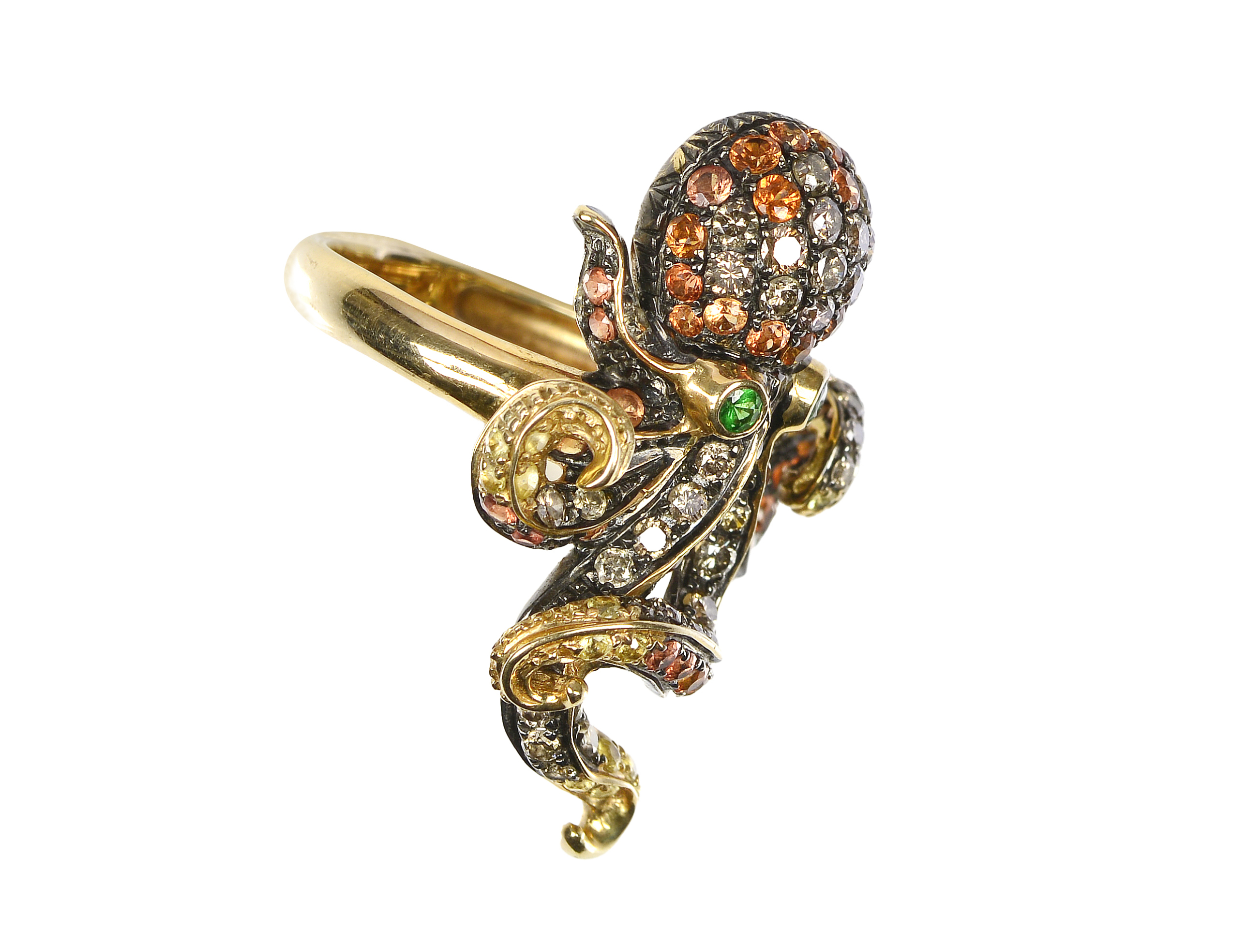 Ring with an octopus - Image 4 of 5