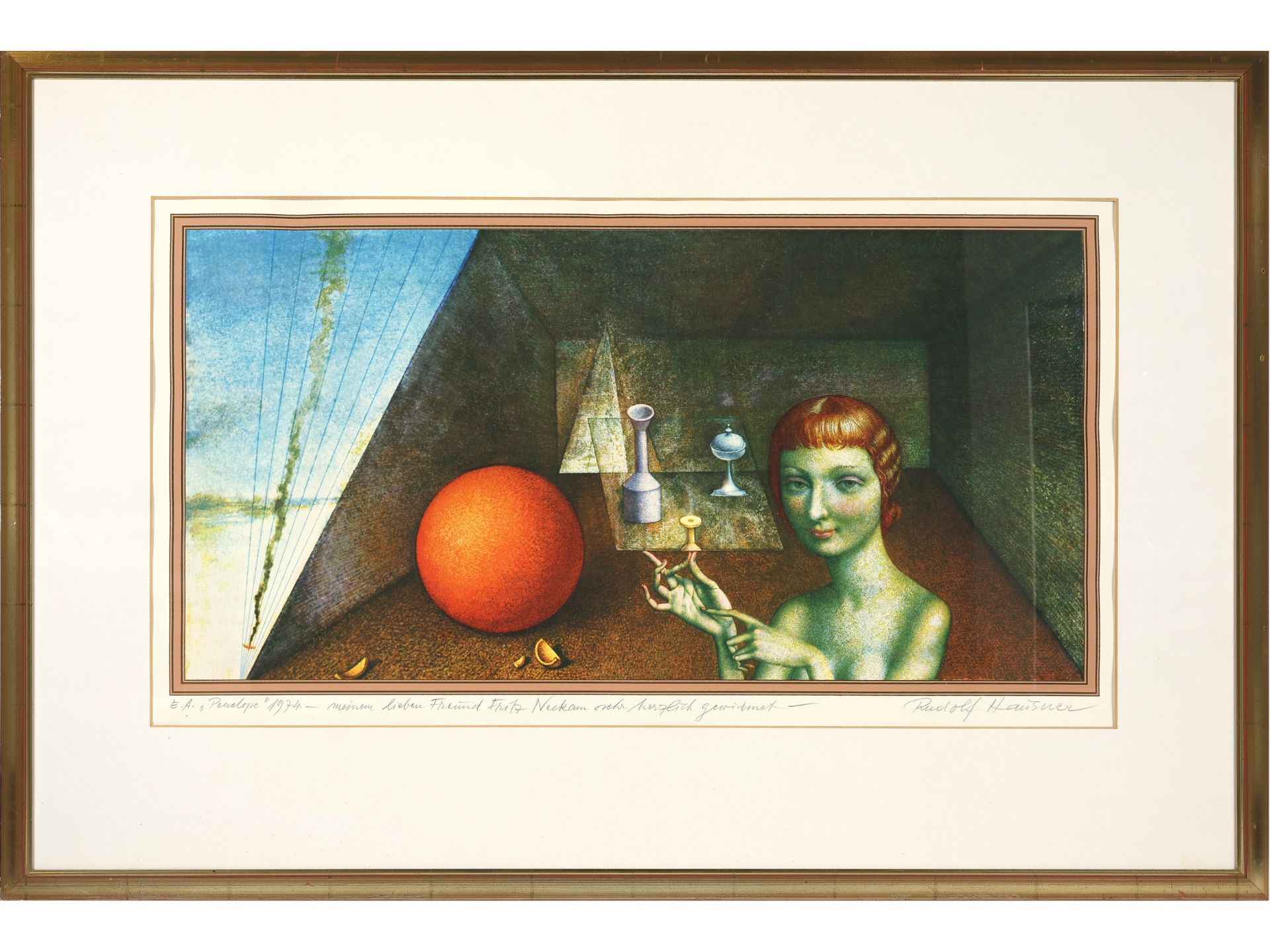 Rudolf Hausner, Wien 1914 - 1995 Mödling, Penelope - Bild 2 aus 4