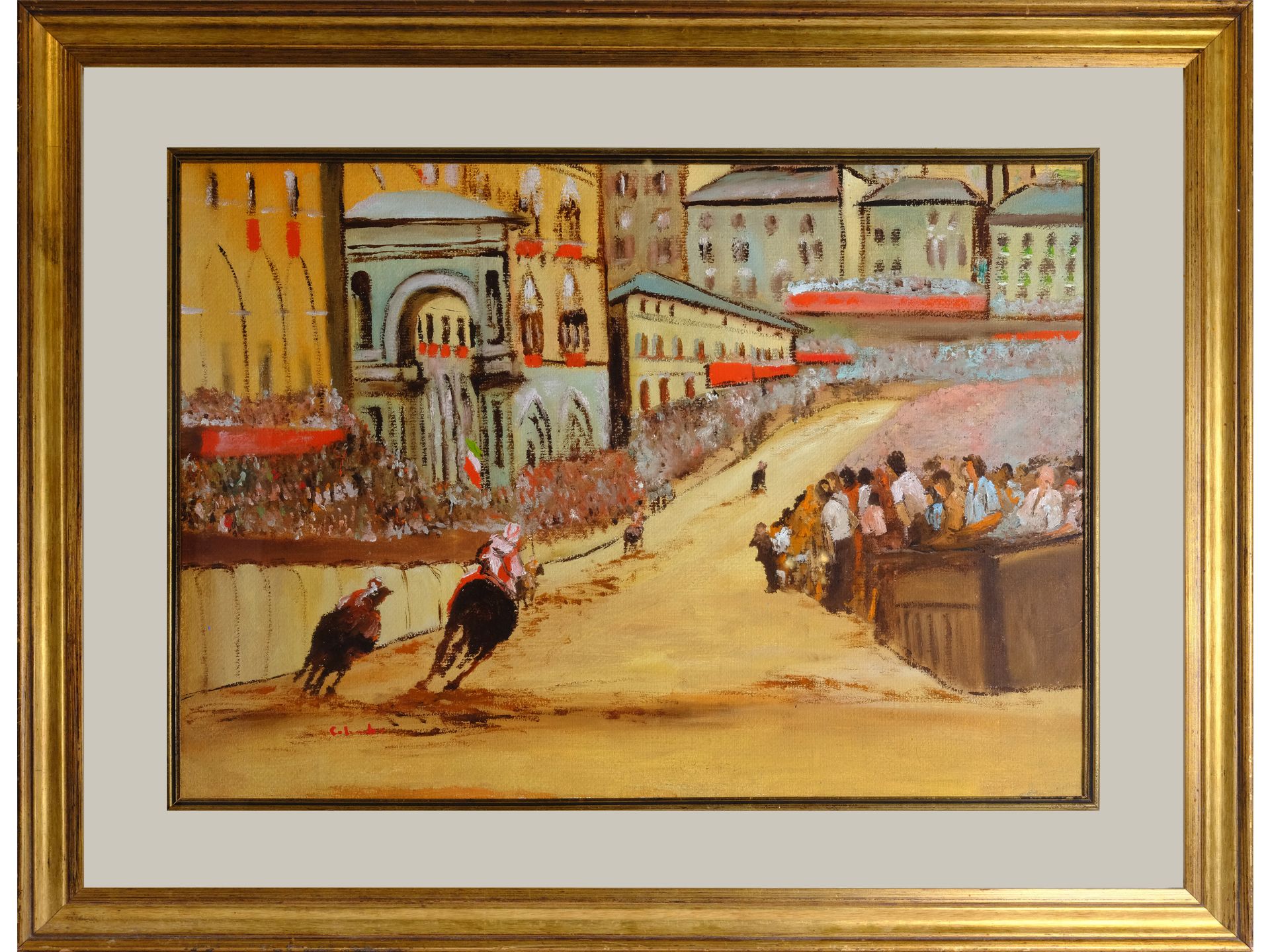 Unbekannter Künstler, Palio di Siena - Bild 2 aus 4