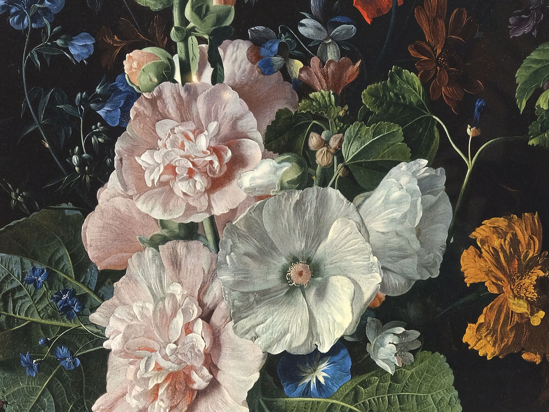 Unknown painter, Flower still life, around 1900 - Image 3 of 5