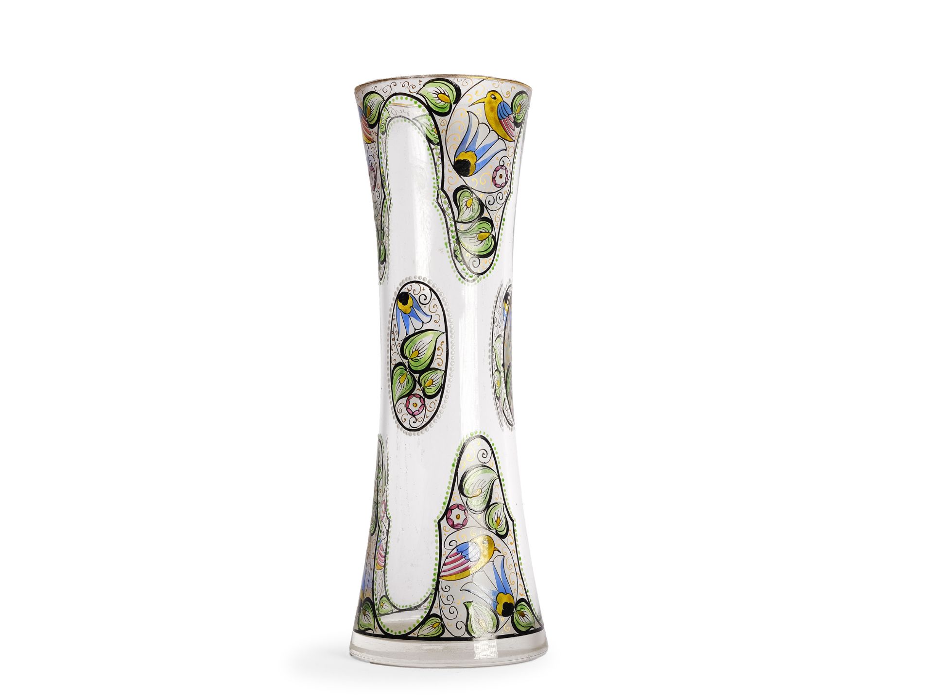 Vase, in the style of Josef Hoffmann, design by Haida technical college, around 1920