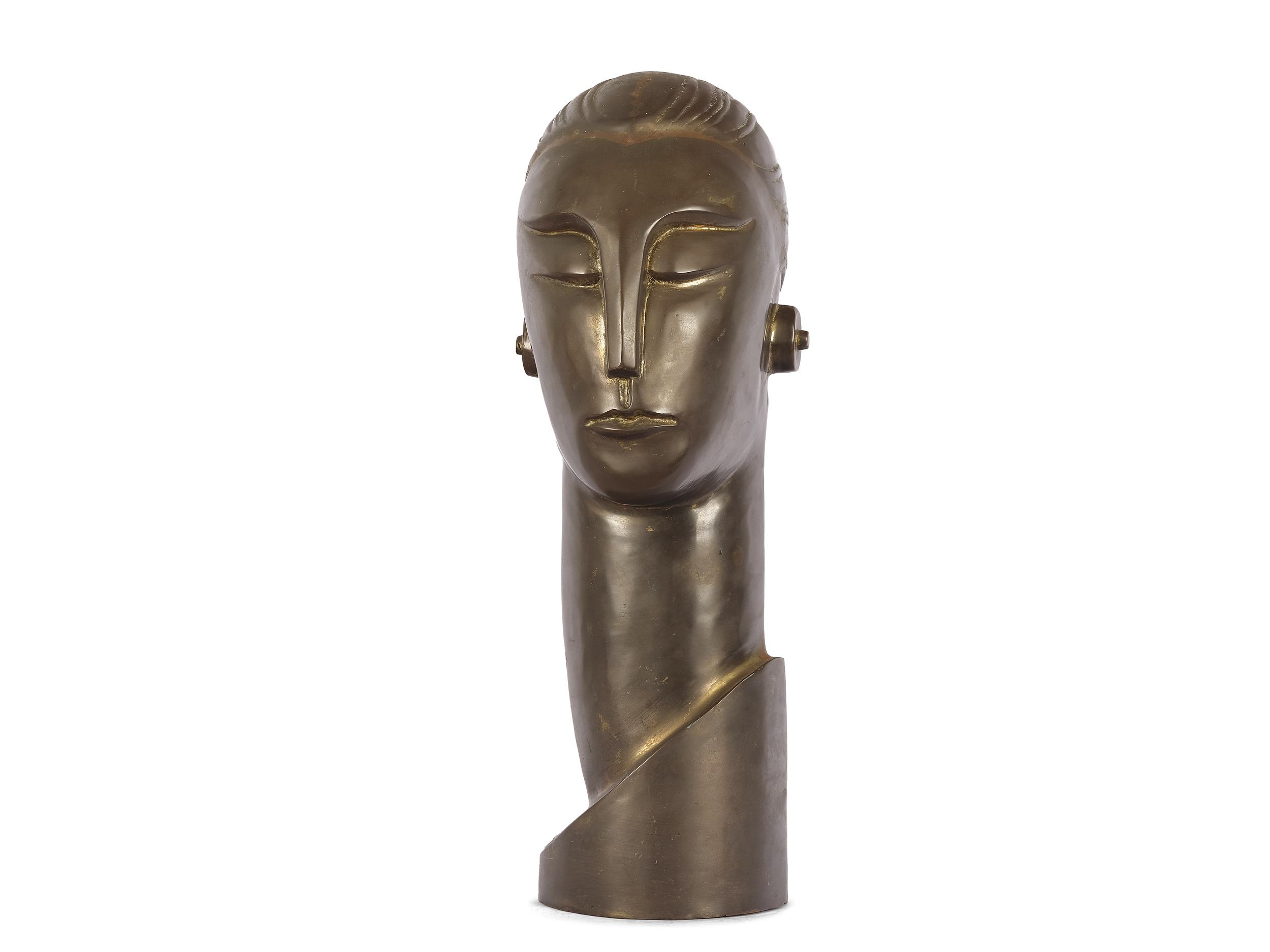 Portrait head, Art Deco, around 1920/30 - Image 6 of 7