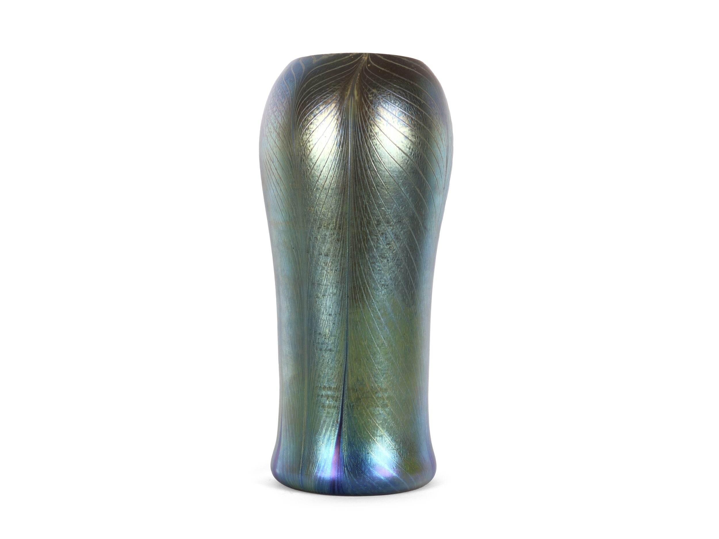 Louis Comfort Tiffany, Peacock Vase - Image 3 of 6