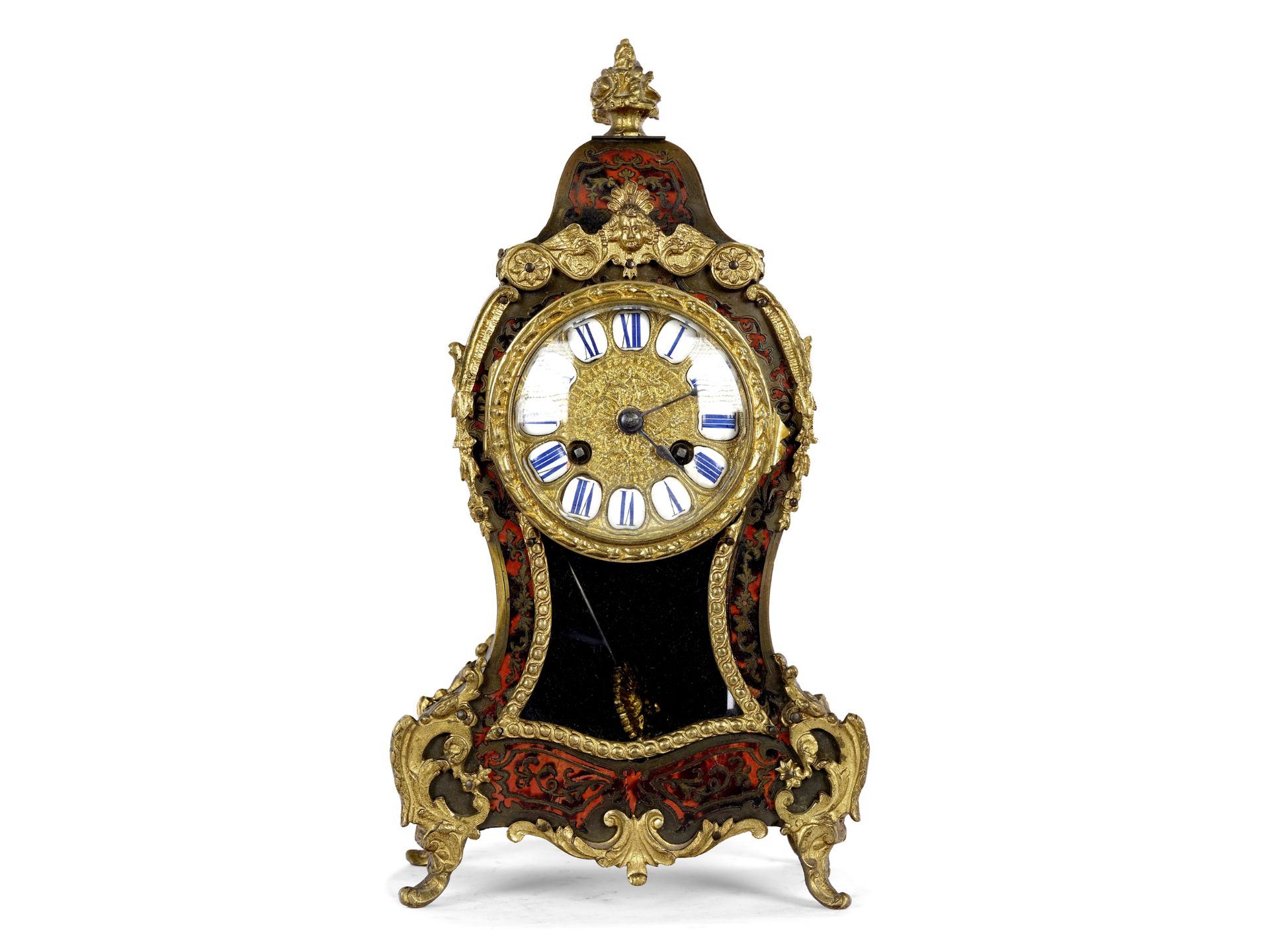 Commode clock, in the style of André-Charles Boulle