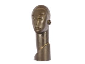 Portrait head, Art Deco, around 1920/30