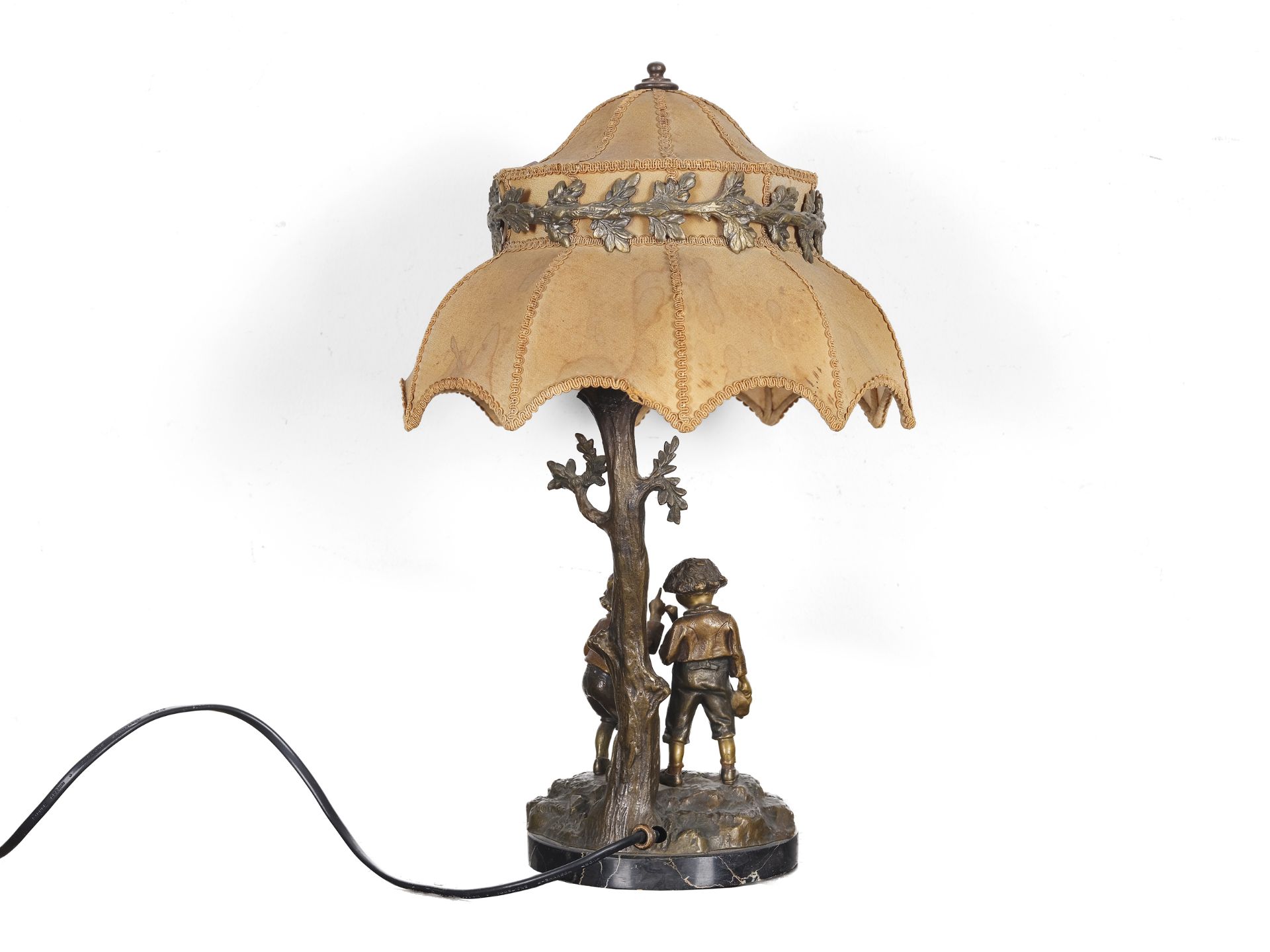 Tischlampe Max und Moritz, um 1900/20 - Bild 3 aus 3