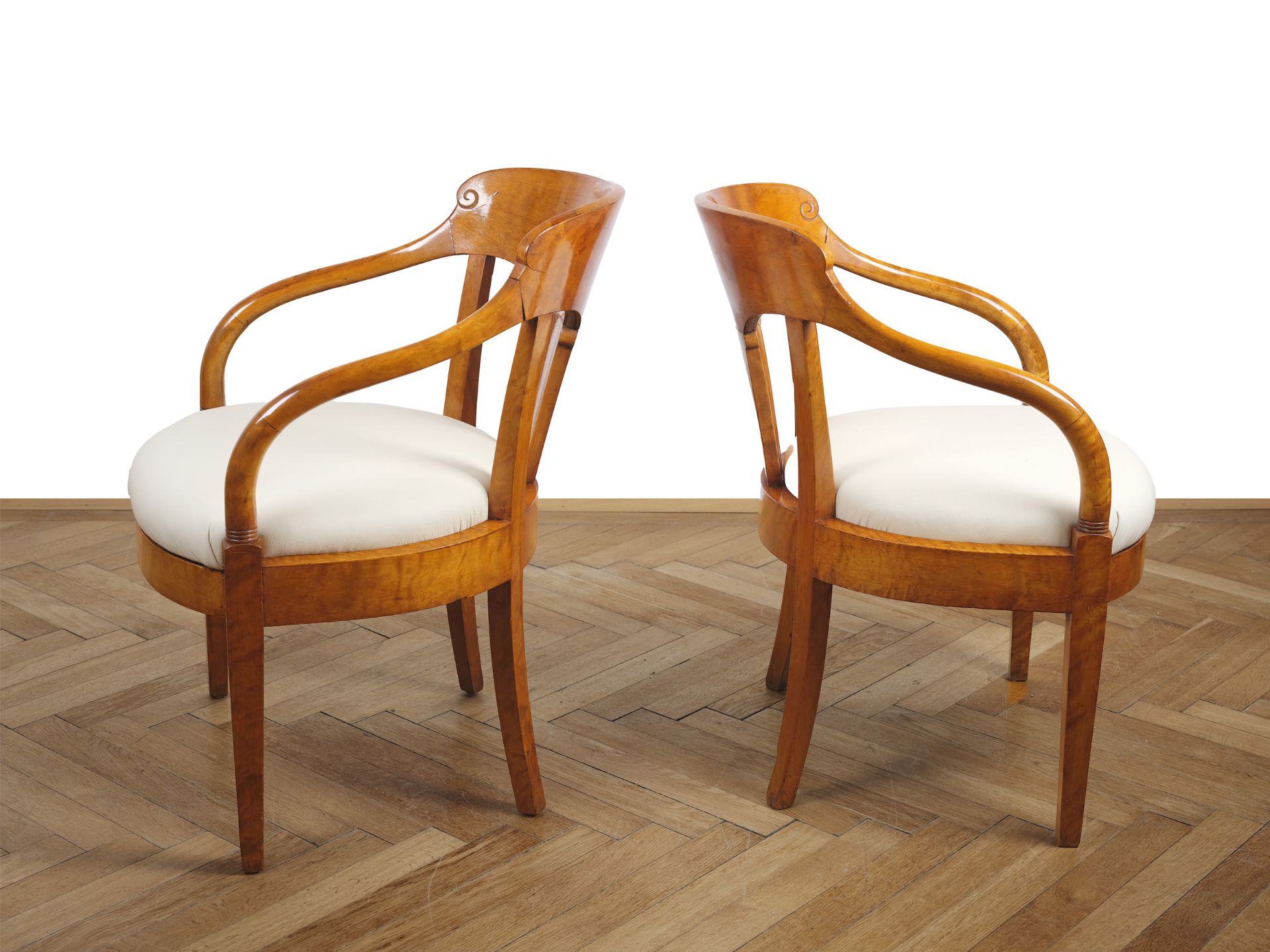 Bruno Paul, Seifhennersdorf 1874 - 1968 Berlin, pair of armchairs - Image 2 of 5