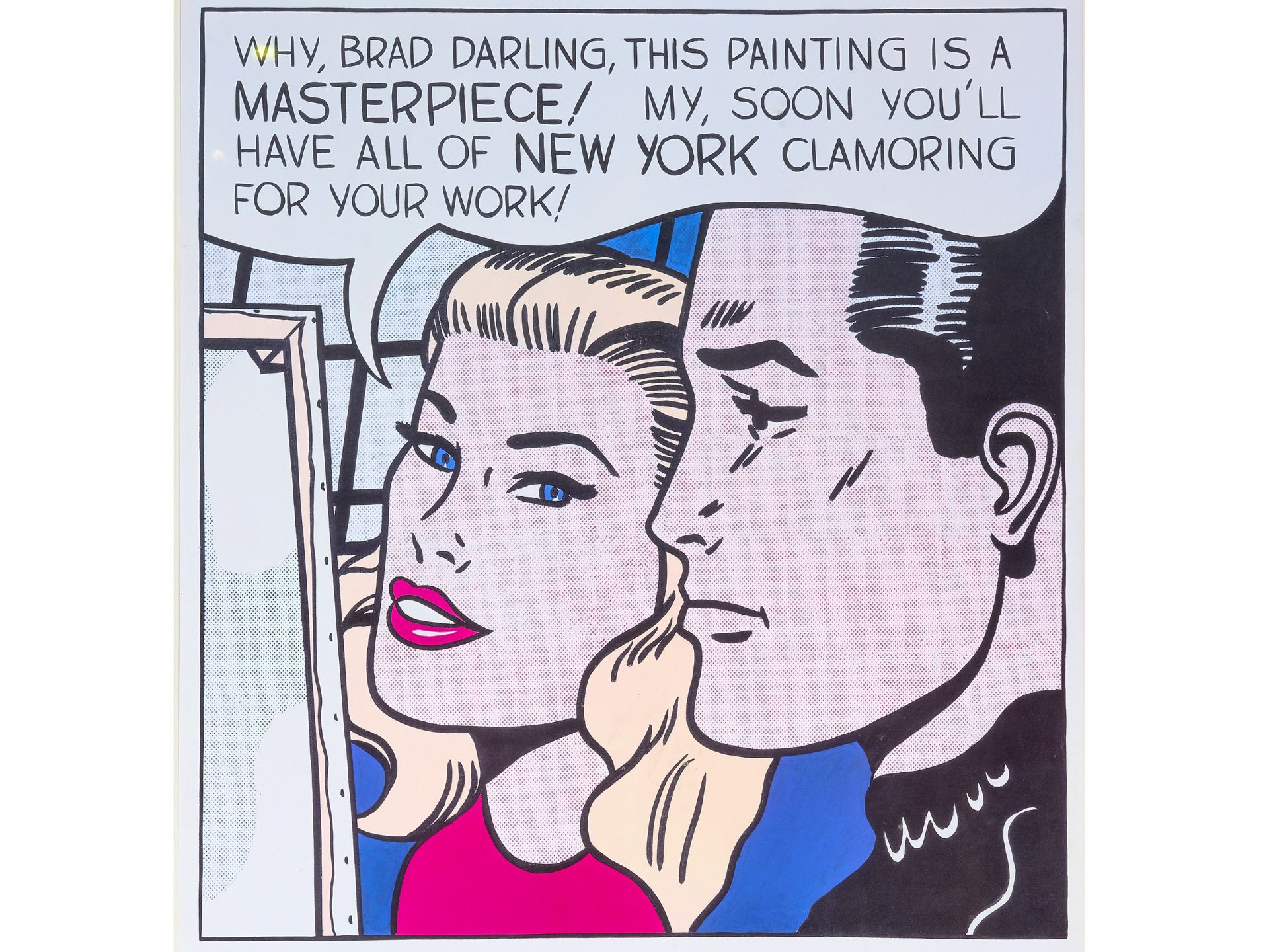 Roy Lichtenstein, Manhattan 1923 - 1997 Manhattan, Masterpiece