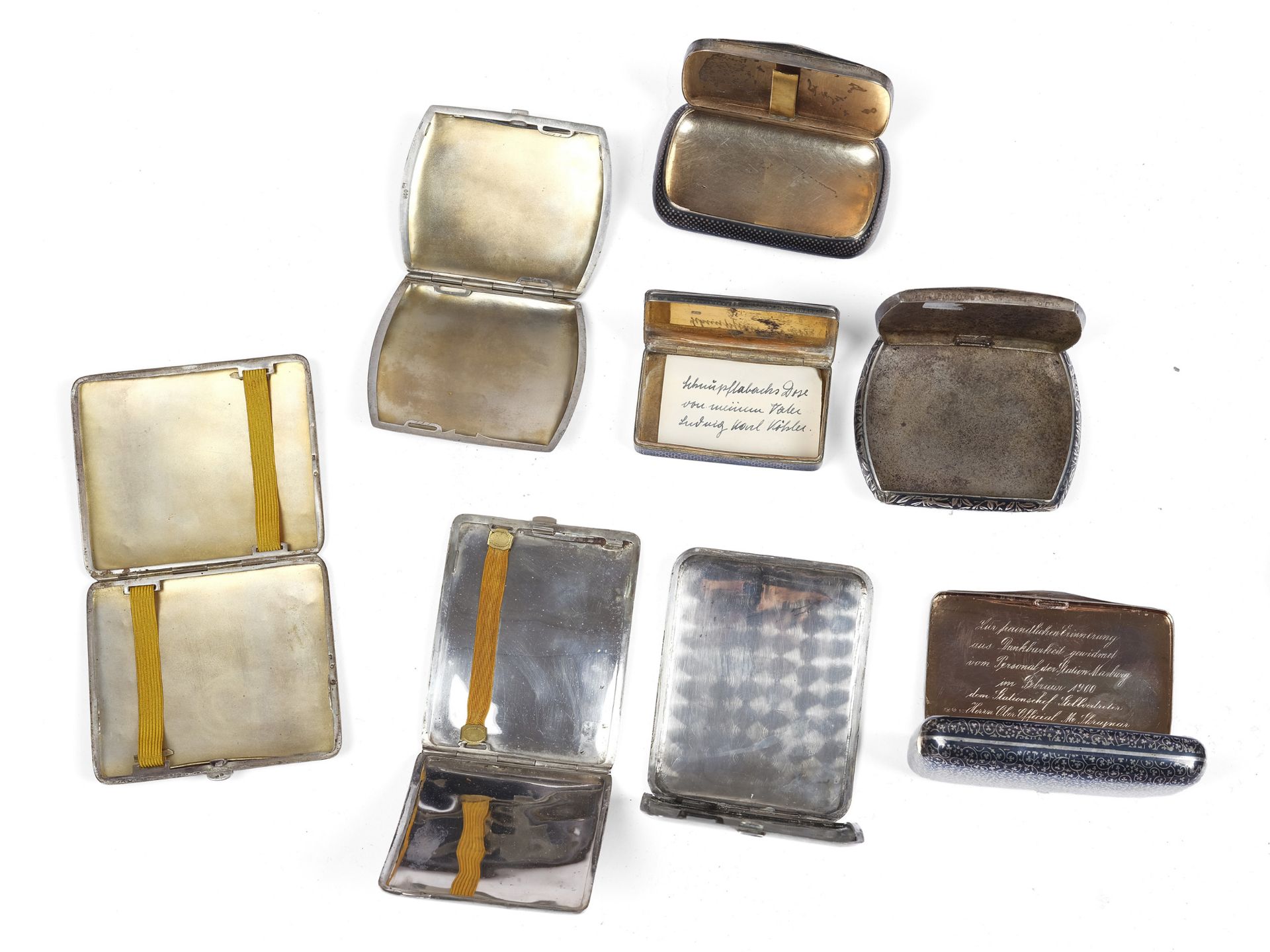 Mixed lot: 8 silver boxes - Image 3 of 3