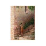 Egon Stoitzner, Vienna 1903 - 1977 Vienna, Girl near the House Wall