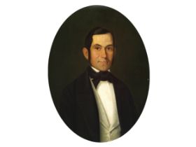 Portrait of a gentleman, mid 19th century