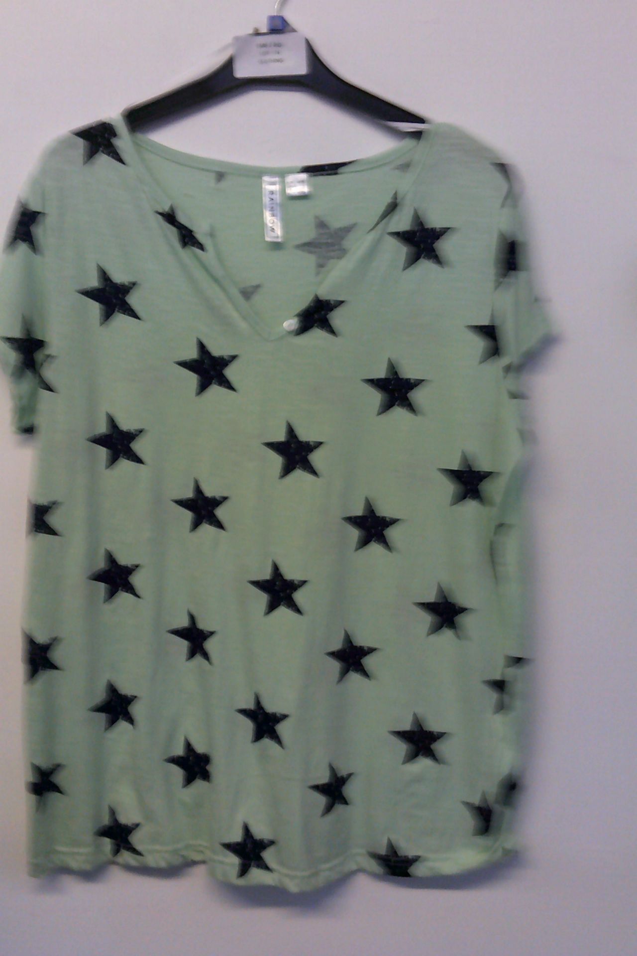 Rainbow Star Top Size Large