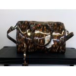 Animal Print Glossy Handbag