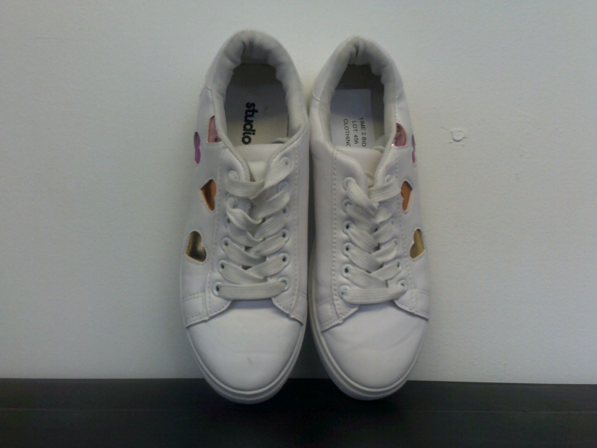 Love Heart Trainers Size 5
