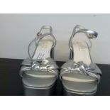 Together Silver Heels Size 7