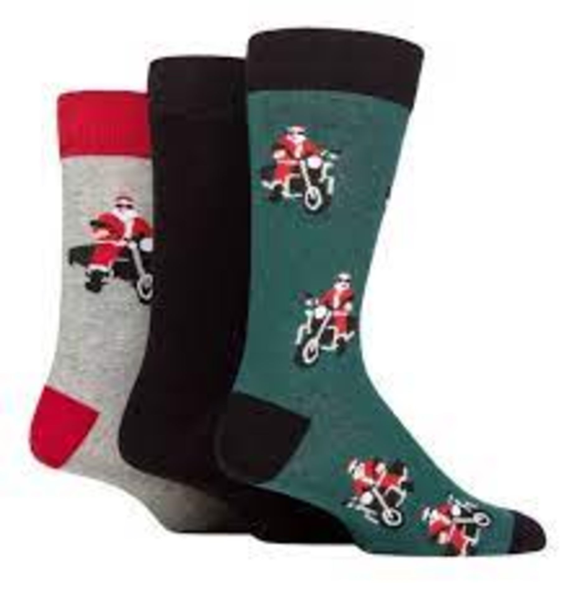 3 Pairs Sock Shop Wild Feet Mens Sock Size 7-11 (Delivery Band A)