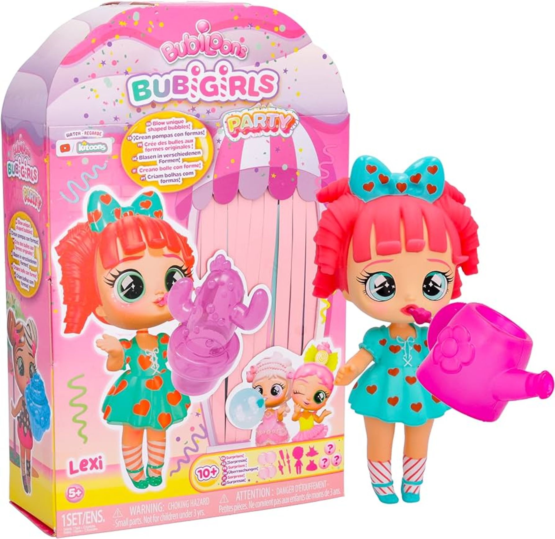Bubiloons Bubigirls Party Suprise Pack Brand New (Delivery Band A)
