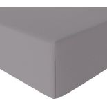 Grey Fitted Sheet King Size (Delivery Band A)