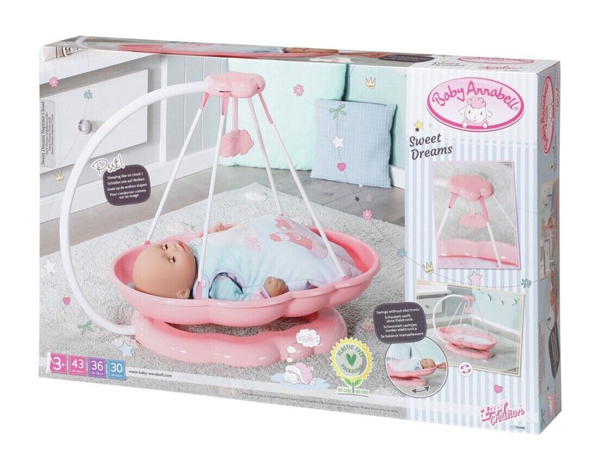 Baby Annabell Sweet Dreams Naptime Cloud Brand New (Delivery Band A)