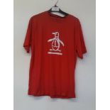 Penguin Mens Red T Shirt Size Small