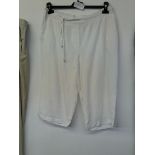 MARKS AND SPENCERS LINEN SHORTS SIZE 18