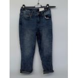 MAURICE 3/4 JEANS SIZE 6