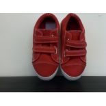 Boys Red Trainers Size 8