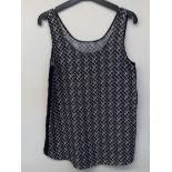 MARKS AND SPENCERS VEST BLOUSE SIZE 8