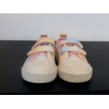 Girls Rainbow Trainers Size 4