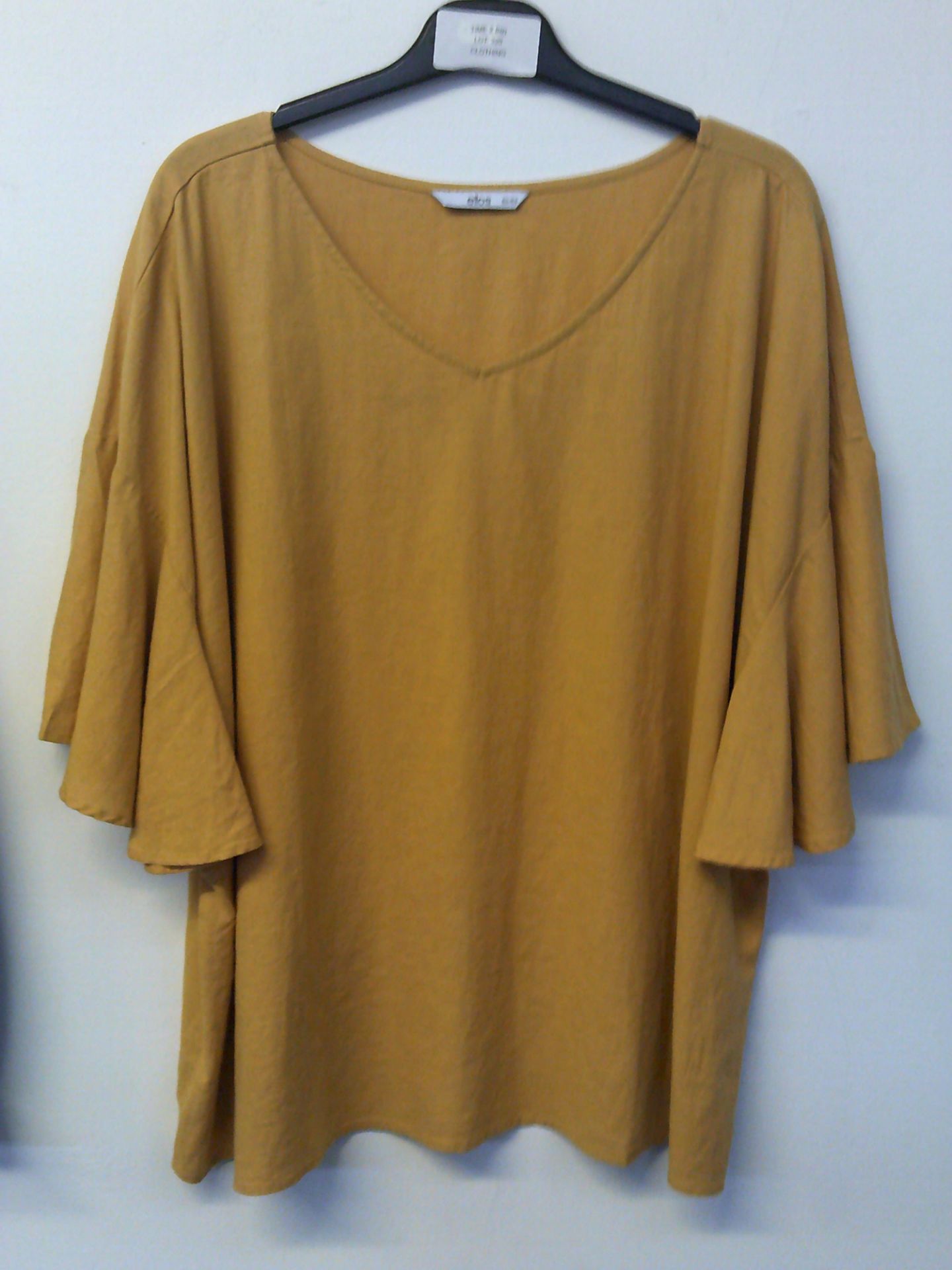 Ellos Ochre Cotton Top Size 26