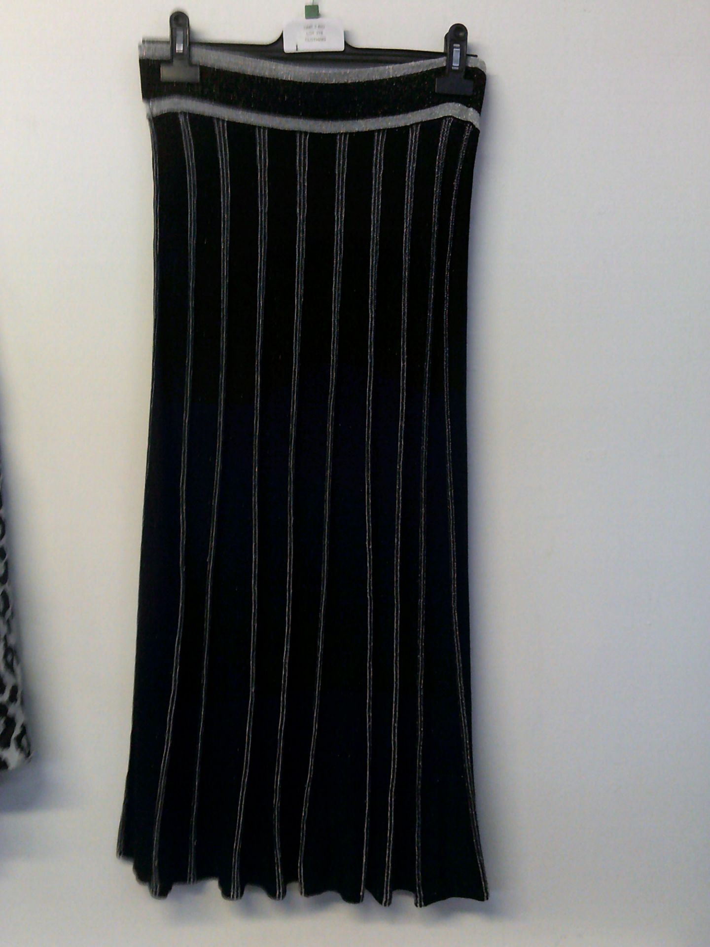 Black and Silver Gitter Skirt Size 12