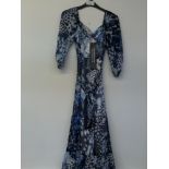 Kaleidoscope Blue Dress Size 8