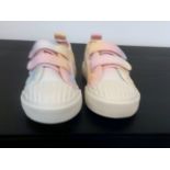 Girls Rainbow Trainers Size 4