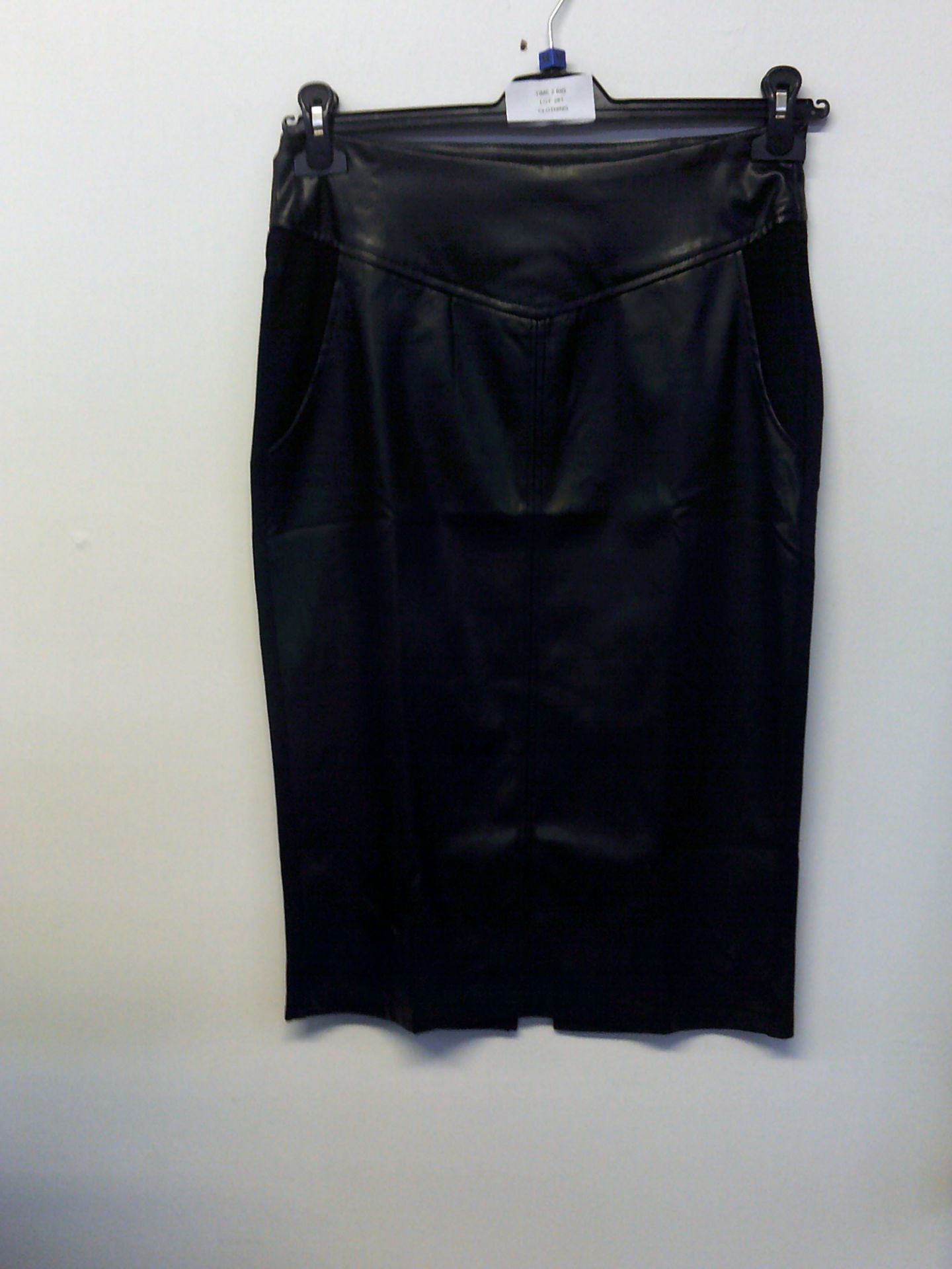 Lascana Leather Faux Skirt Size 14