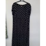 JOE BROWNS POLKA DOT DRESS SIZE 14