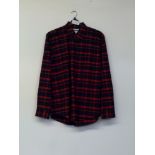 Mens Checked Shirt Size Large