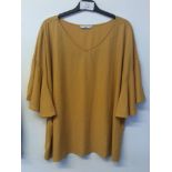 Ellos Ochre Cotton Top Size 28